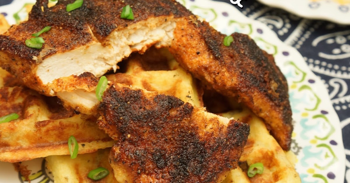 Spicy Chicken and Potato Waffles total time 40 minutes Alley's