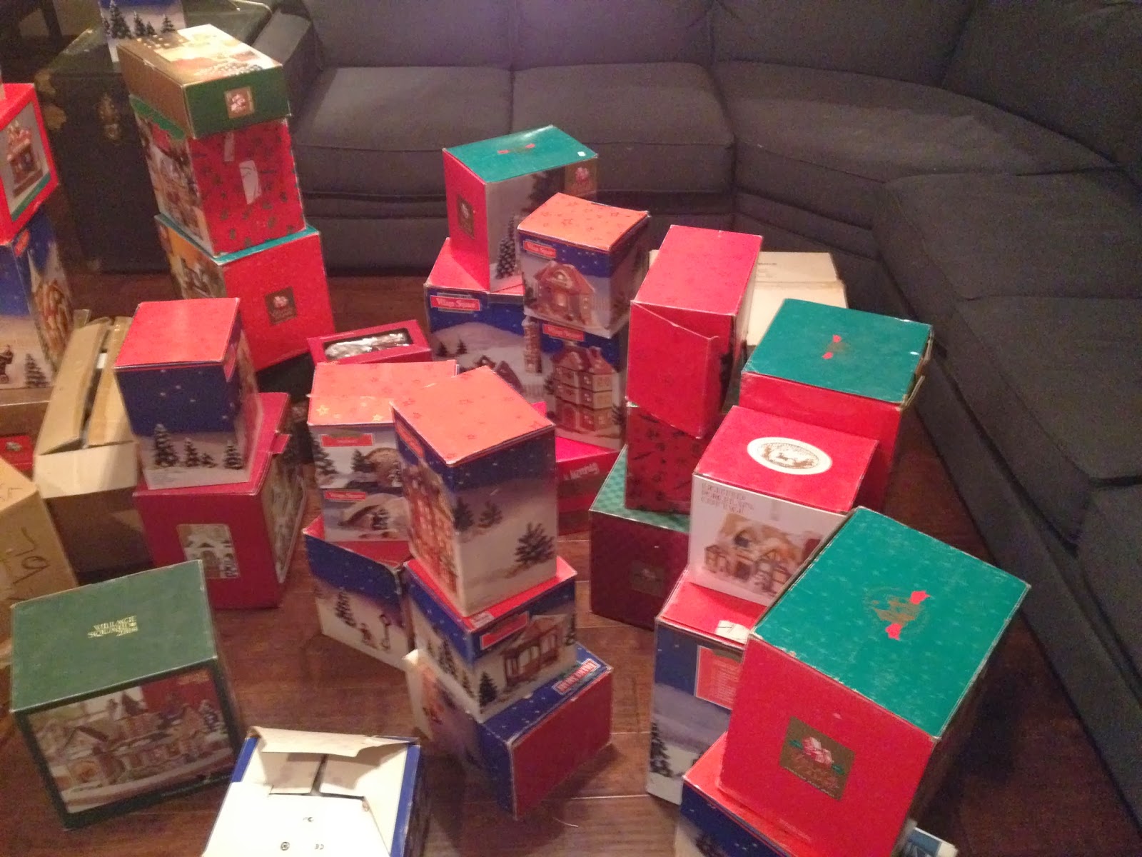 Tulsa Tiny Stuff: Christmas Village 2013 - The New House