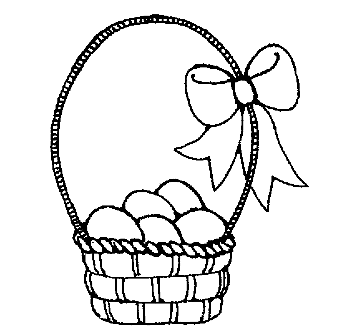 Easter Basket Coloring Drawing Free wallpaper