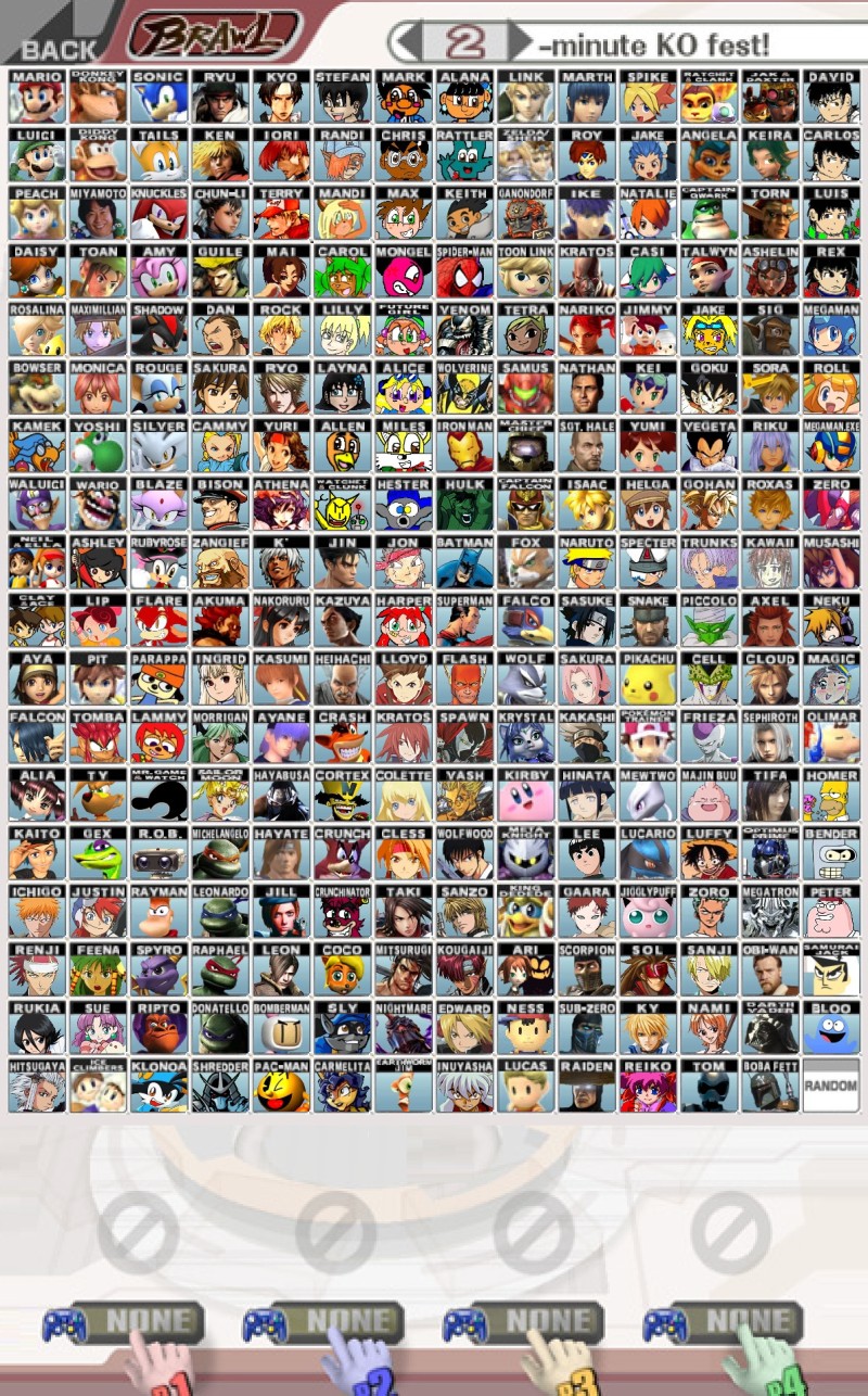 Fake Brawl Characters