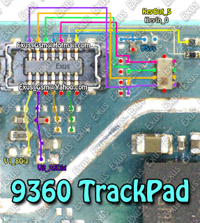 حل مشكلة Trackpad بلاك بيري 9360 9360+TrackPad