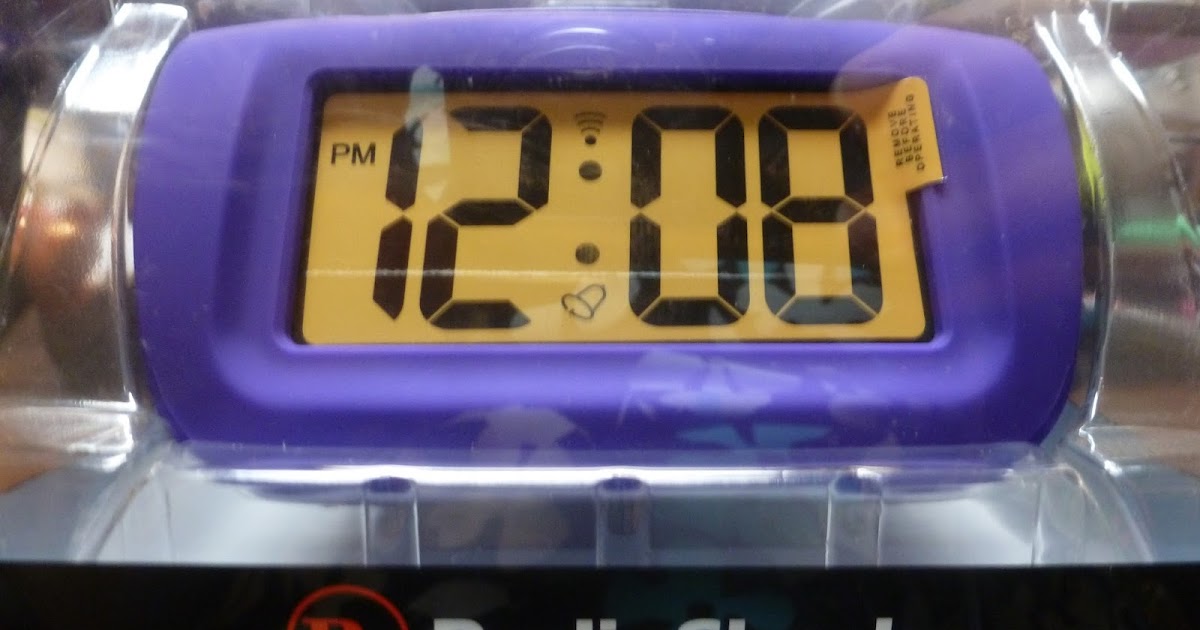 At the Fence Radio Shack Big Digit Alarm Clock