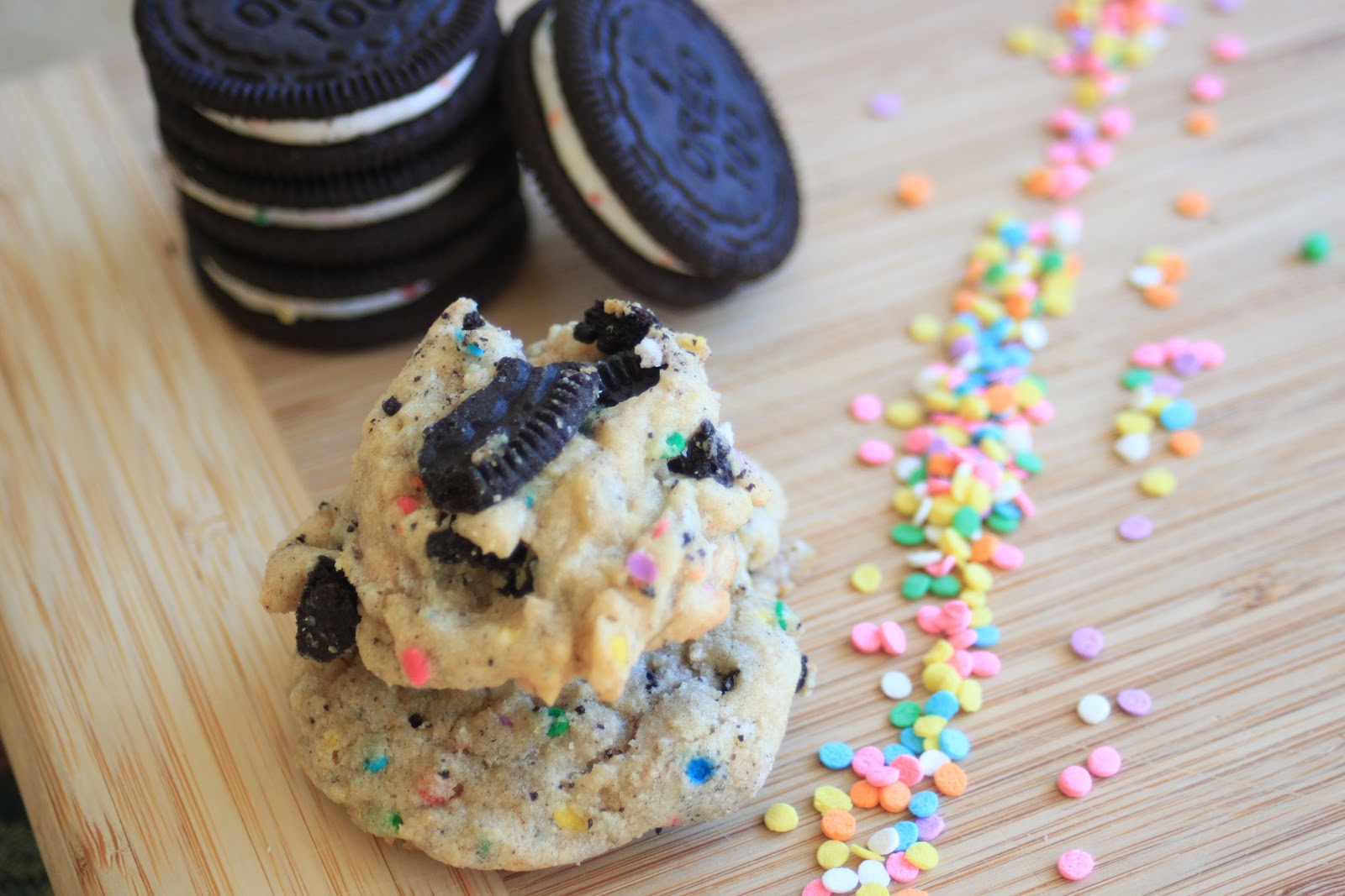 Good Clean Fun Birthday Cake Oreo Chunk Cookies