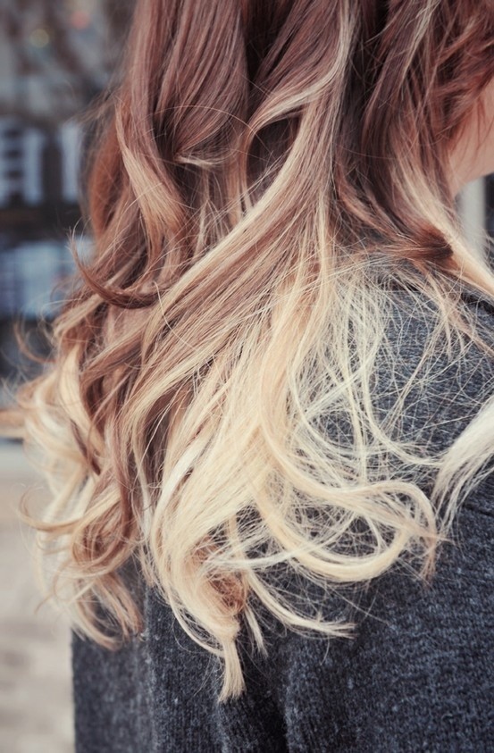Ombre Hair Blonde Tips Haircuts