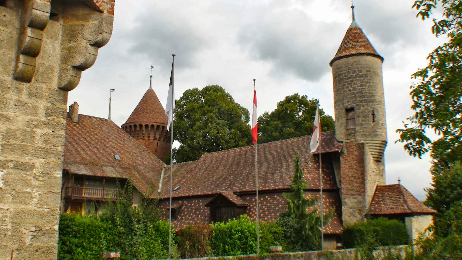 Le château d'Estavayer