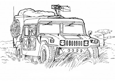 Army Tank Coloring Pages