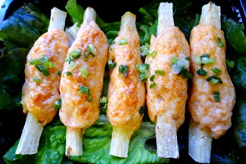 Grilled Shrimp Paste on Sugar Cane (Chạo Tôm)1