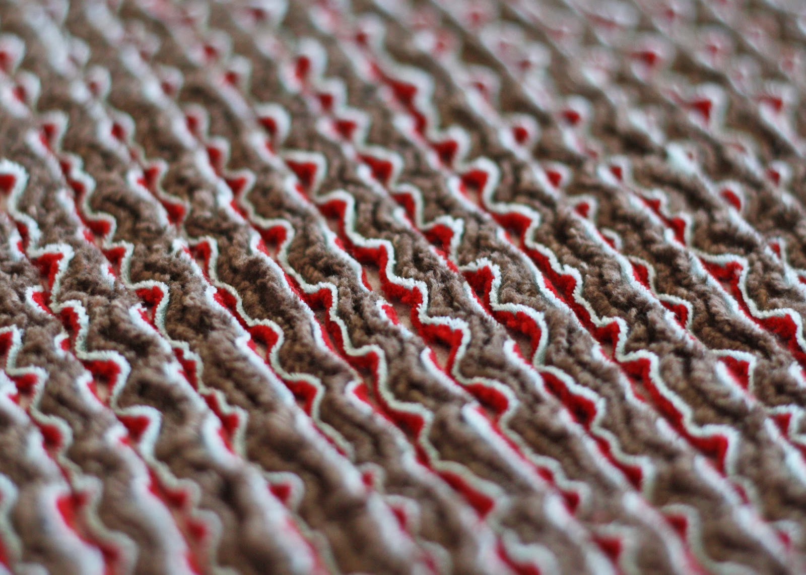 Running With Scissors Faux Chenille Baby Blankets