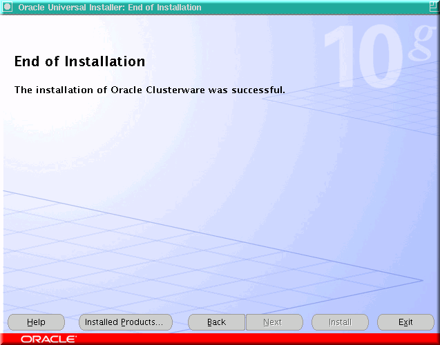 Oracle 10g RAC Installation
