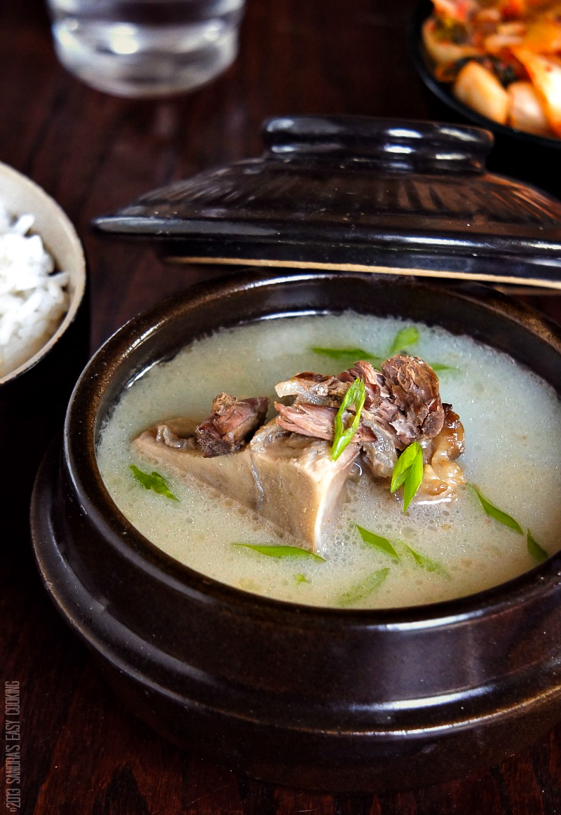 Korean Ox Bone Soup - SANDRA'S EASY COOKING