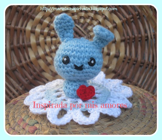 Inspirada por mis amores: DESAFIO 30 Amigurumis: Conejito ...