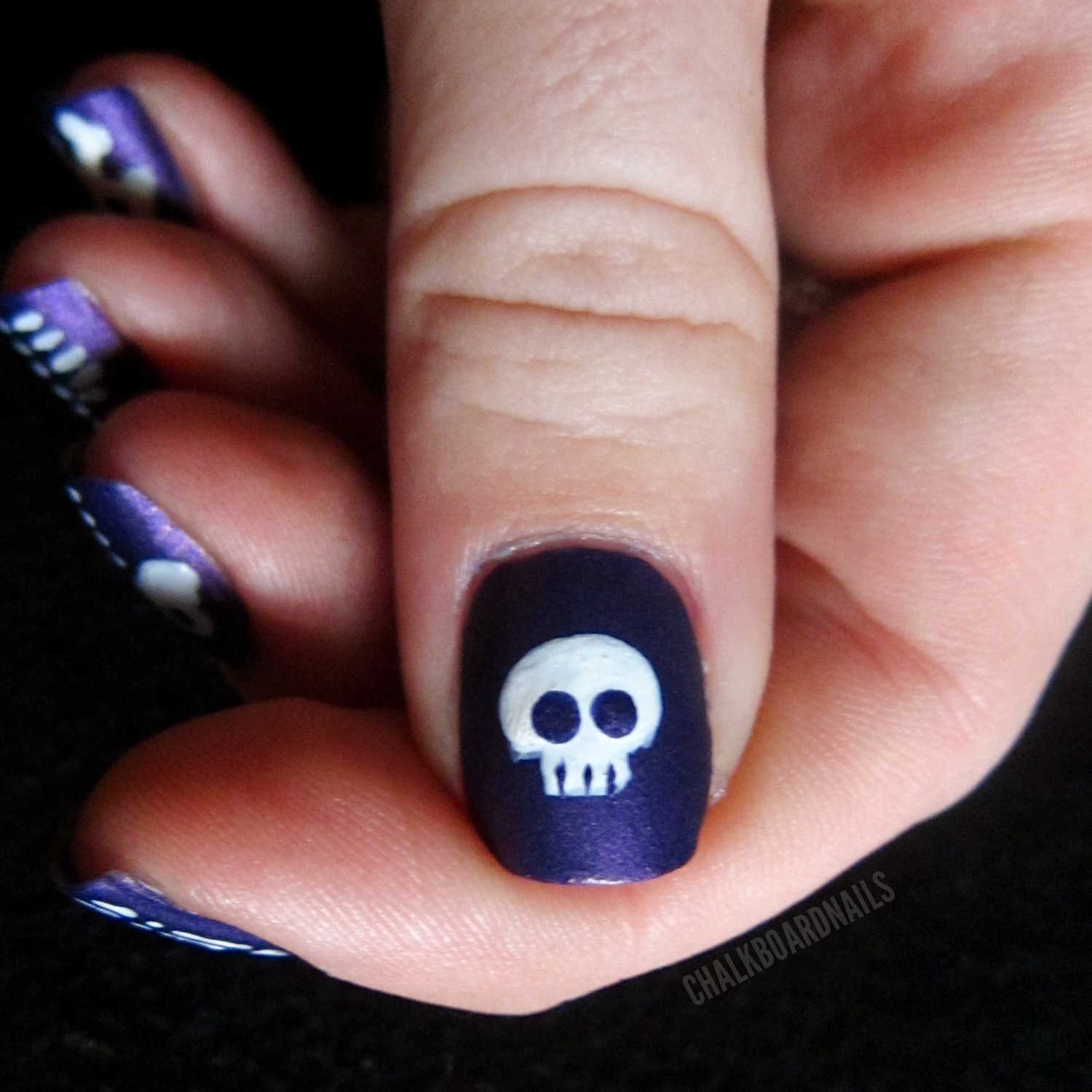 Skeleton Nails