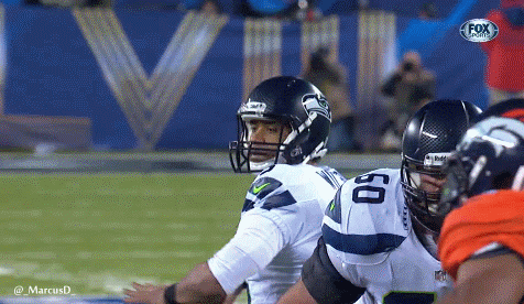 peyton manning super bowl balón suelto gif