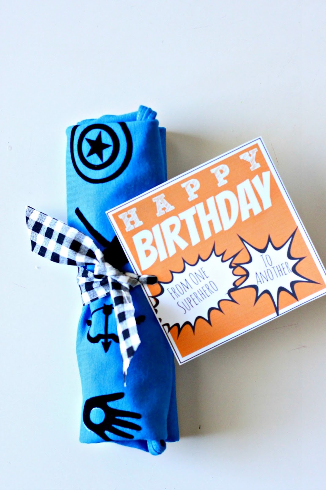 Larissa Another Day Easy Superhero Boy Gift with Printable