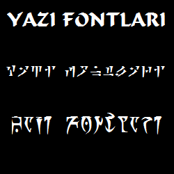 YAZI FONTLARI