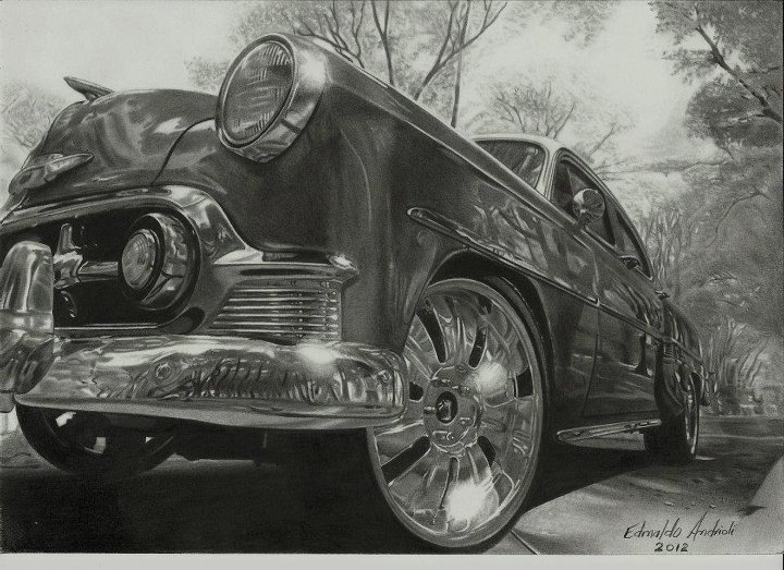 Darko Mitrevski The actual way to draw a car with pencil