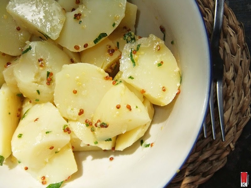 Ensalada De Patatas Con Vinagreta De Mostaza Antigua
