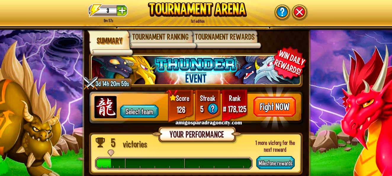 La Isla Torneo Amigos Para Dragon City