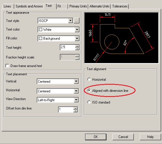 Pinoy CAD+ A Very Quick Tip Aligned with Dimension Line