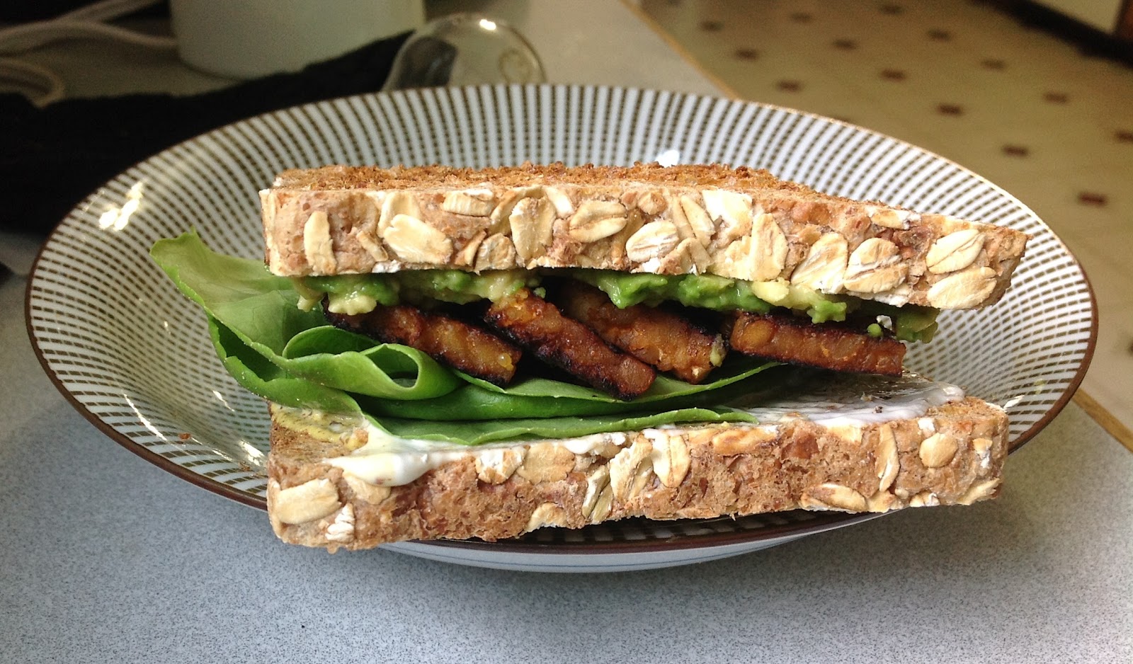 always with salt tempeh bacon sandwich