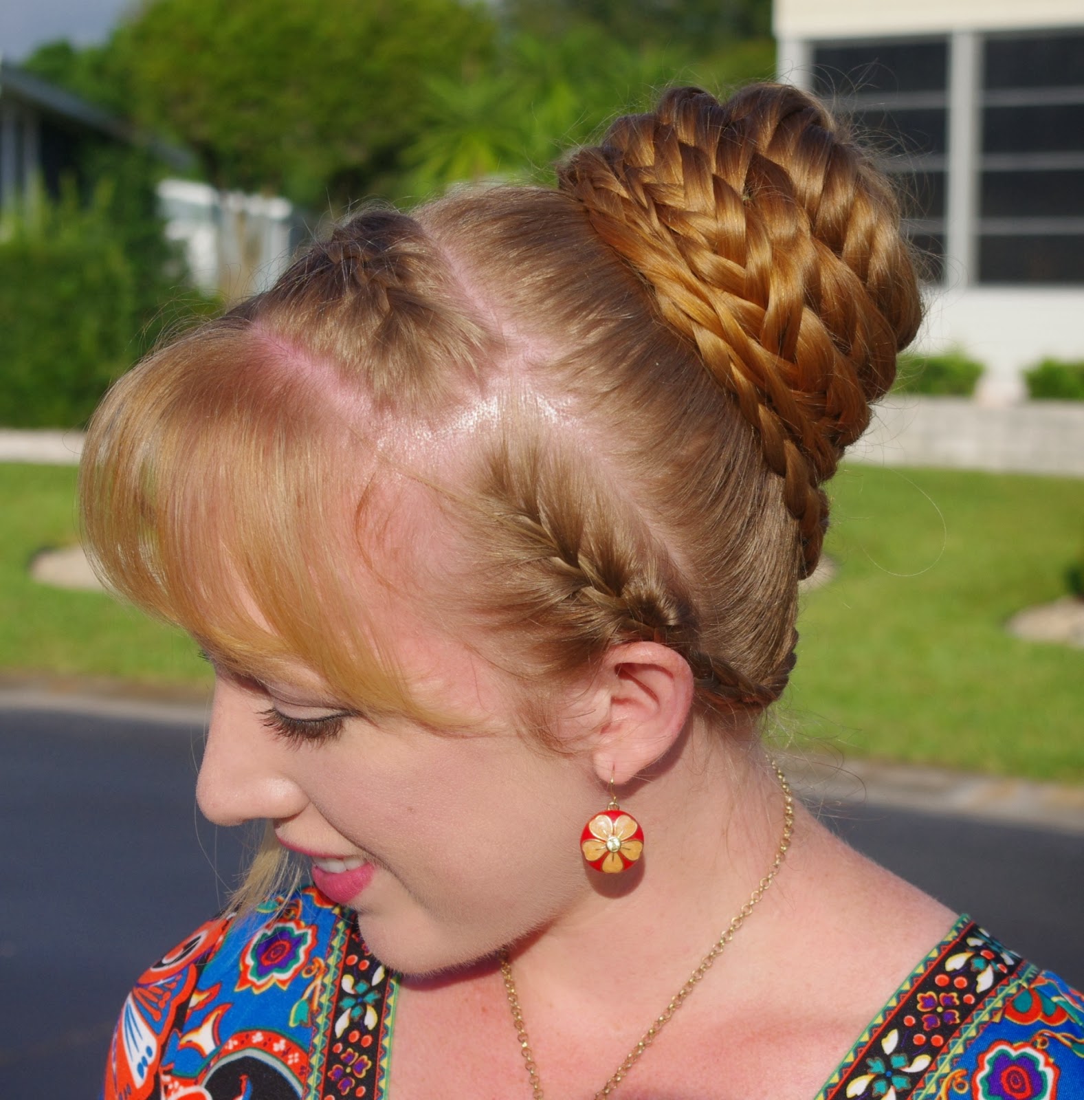 Braids & Hairstyles for Super Long Hair Florida Herringbone Bun