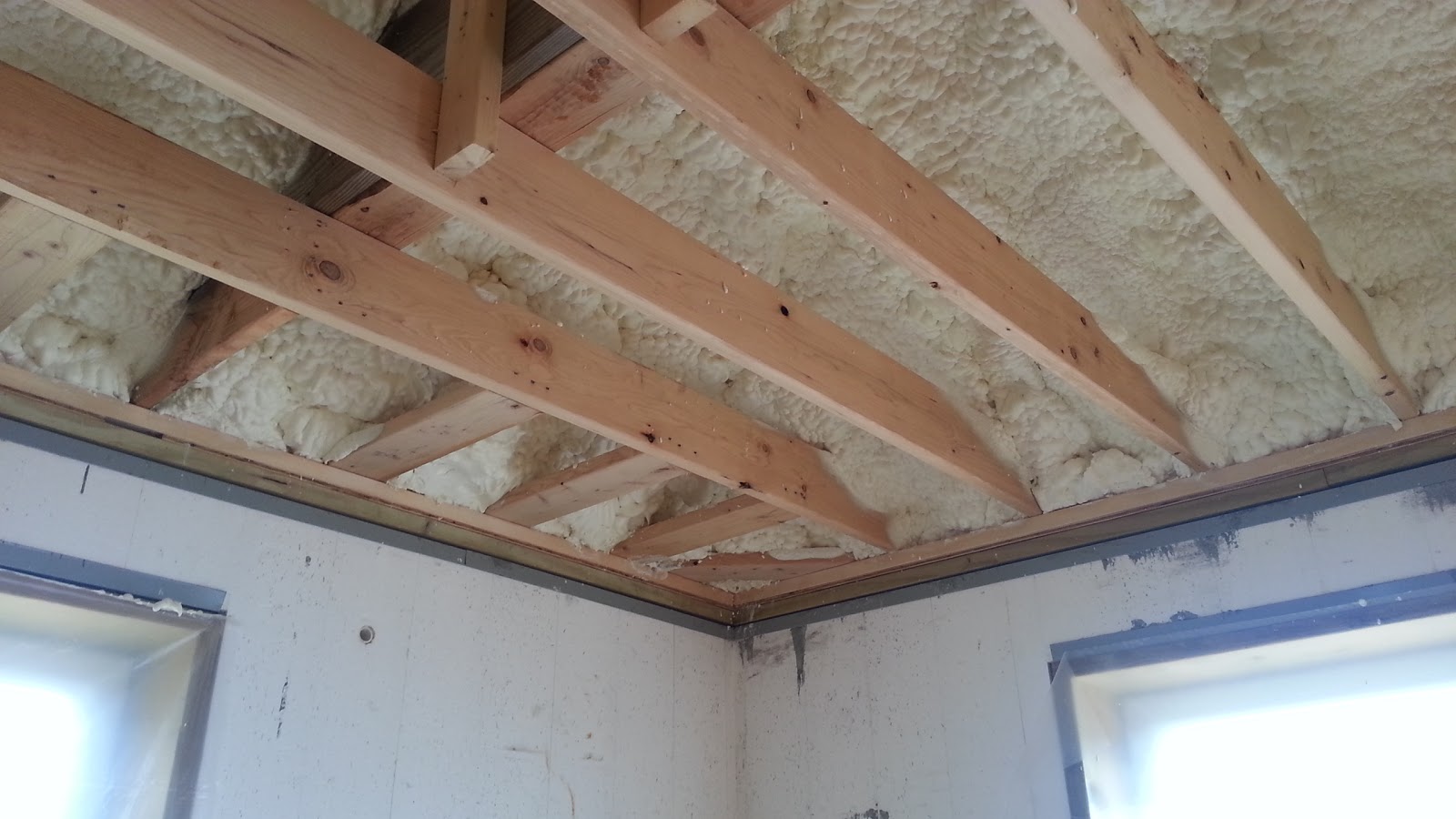 Insulated Concrete Forms TF Systems house Spray Foam