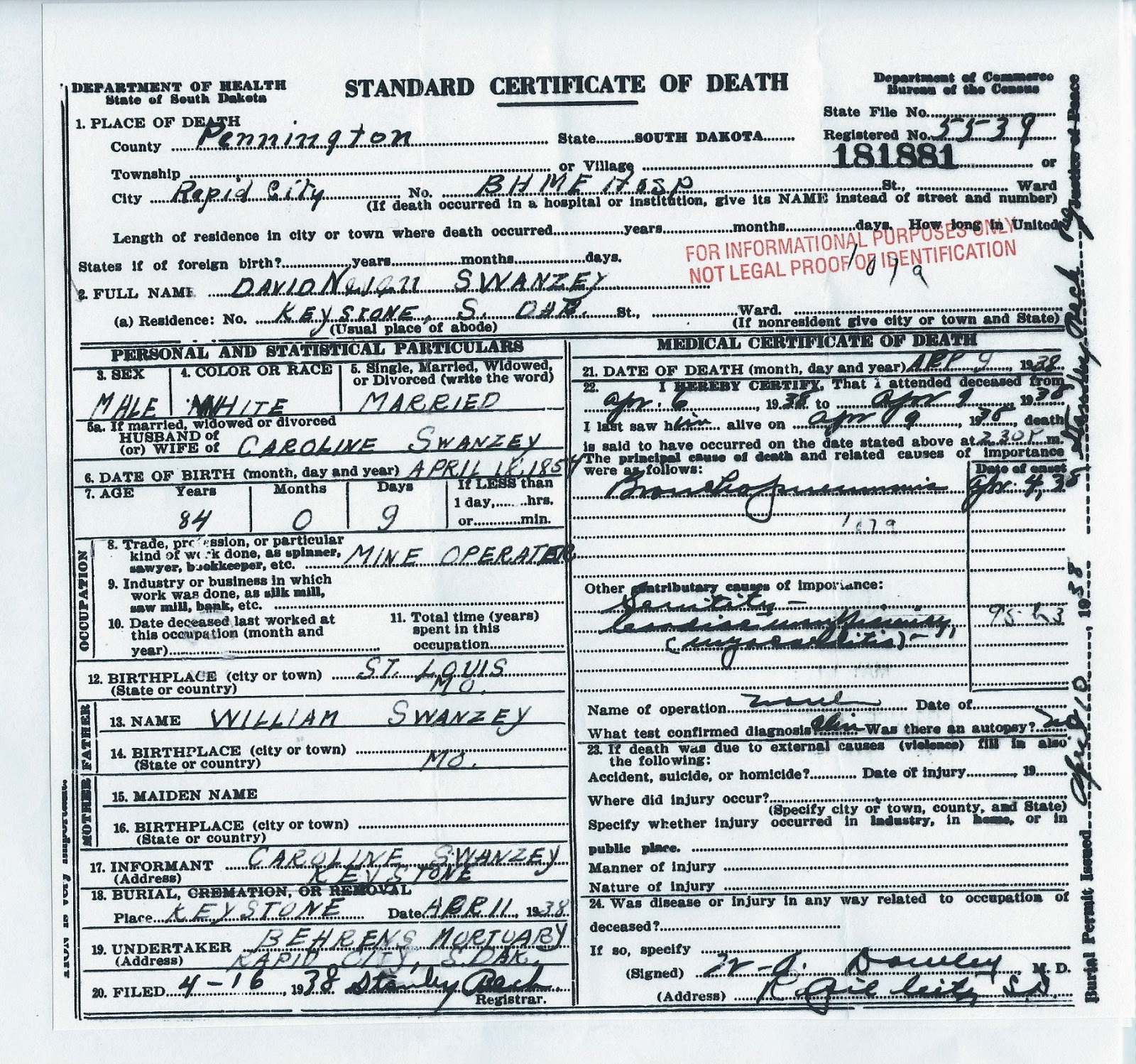 death records death records