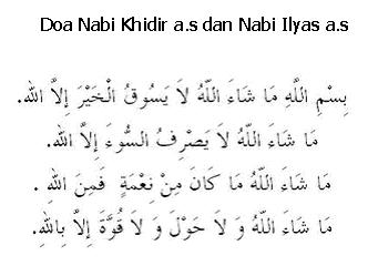 Doa nabi khidir