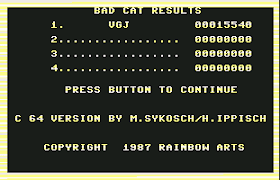VGJUNK: BAD CAT (COMMODORE 64)