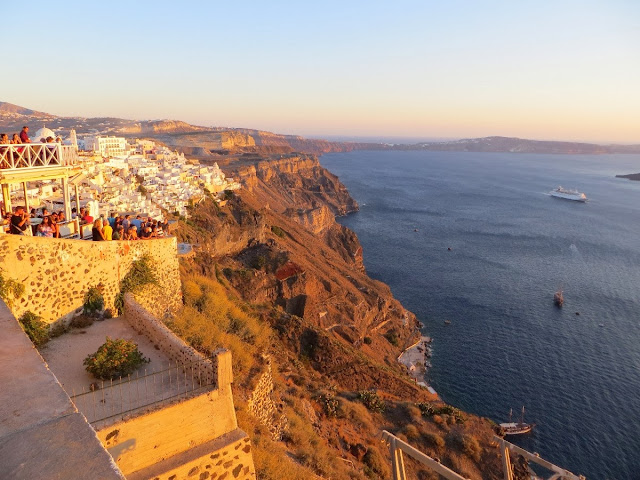 escursione in barca da santorini, nea kameni e thirasia