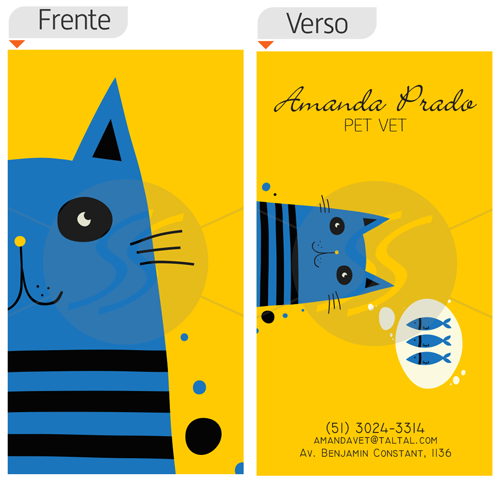 Cartões de Visita Pet Cartões de Visita Pet