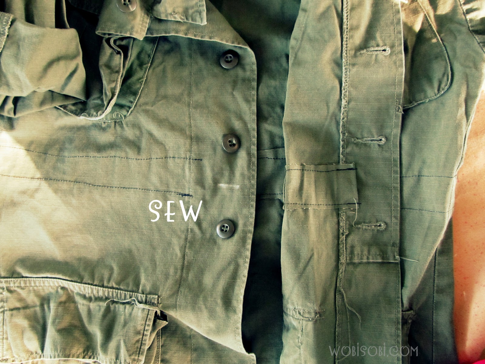 WobiSobi ReStyled Army Jacket.