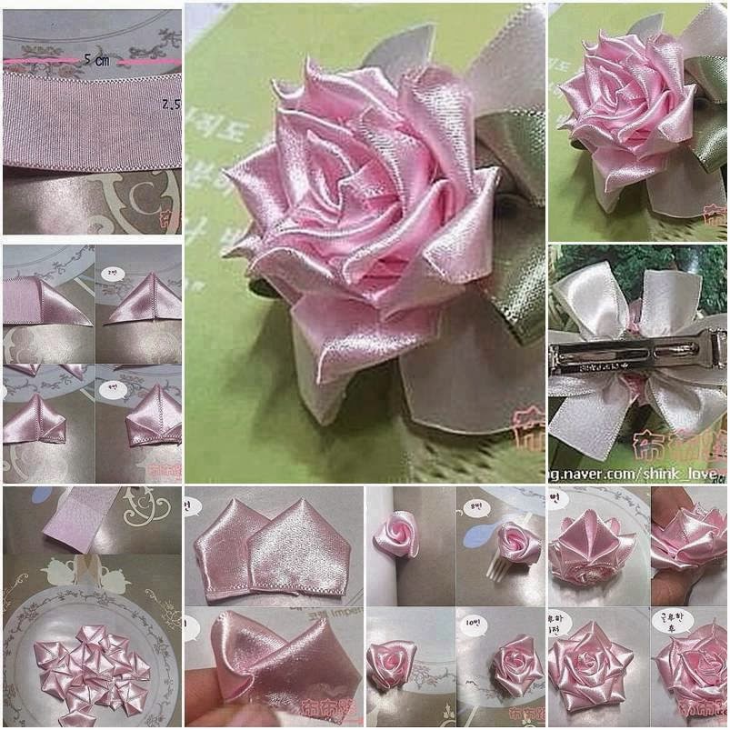 Tina's handicraft ribbon 3d flower