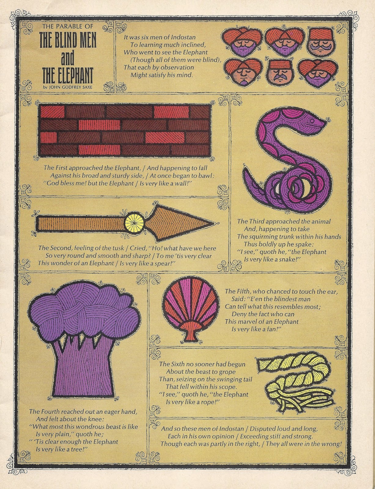 Thinking of Design The Blind Men and the Elephant A Cautionary Tale.