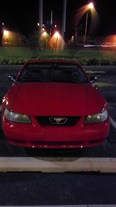 My pretty Red Mustang!!!