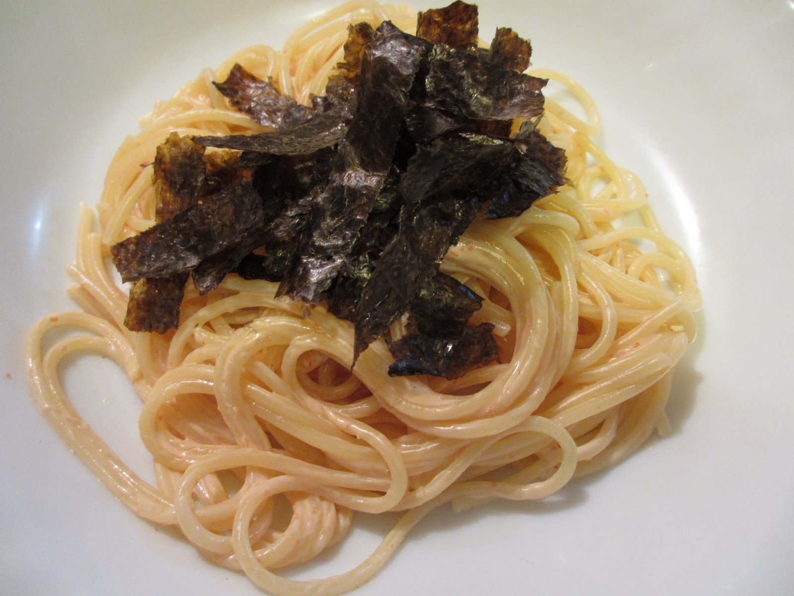 質素なごちそうごはん キユーピー パスタソース 明太子 マヨネーズ味 を食べました