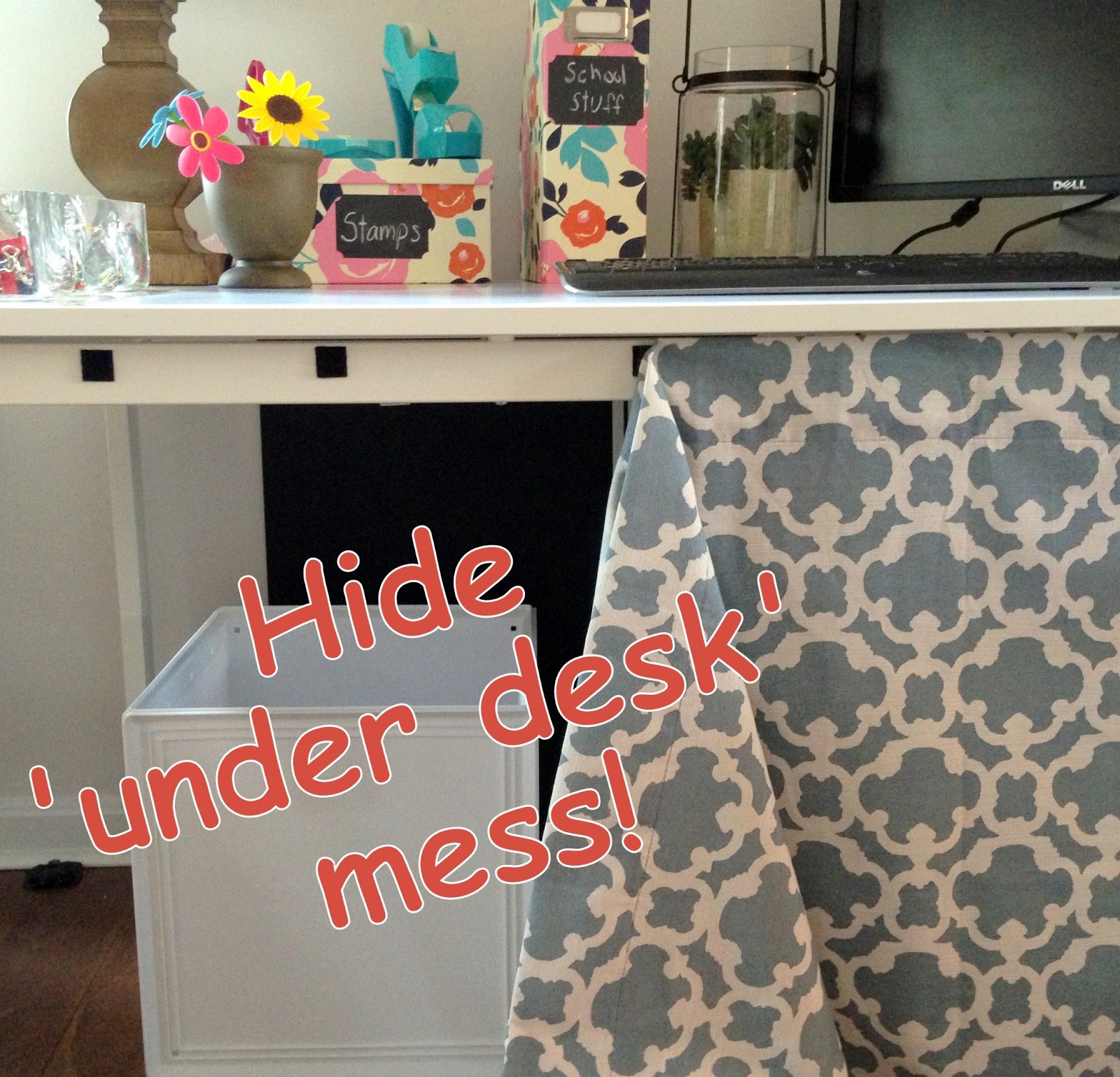 Desk curtain to hide those pesky cables - Completed Projects - the Lettuce  Craft Forums