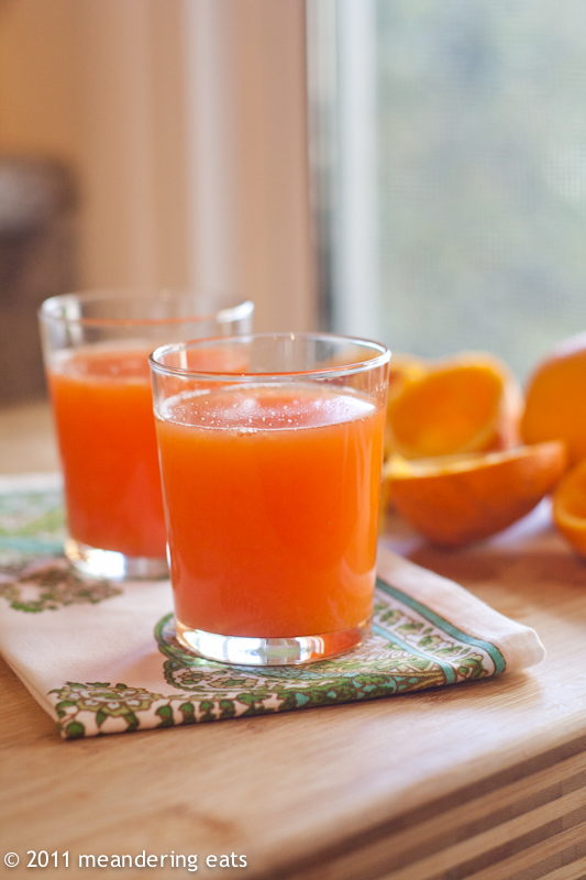 meandering eats Orange Juice An Ode to Mom