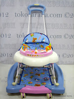 A 2 in One Royal RY8188 Circus Baby Walker and Rocker
