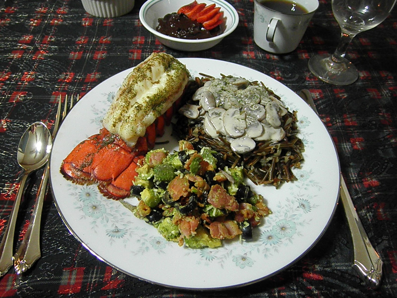 Mrs. Magoo's Healthyish Lobster Dinner for two.