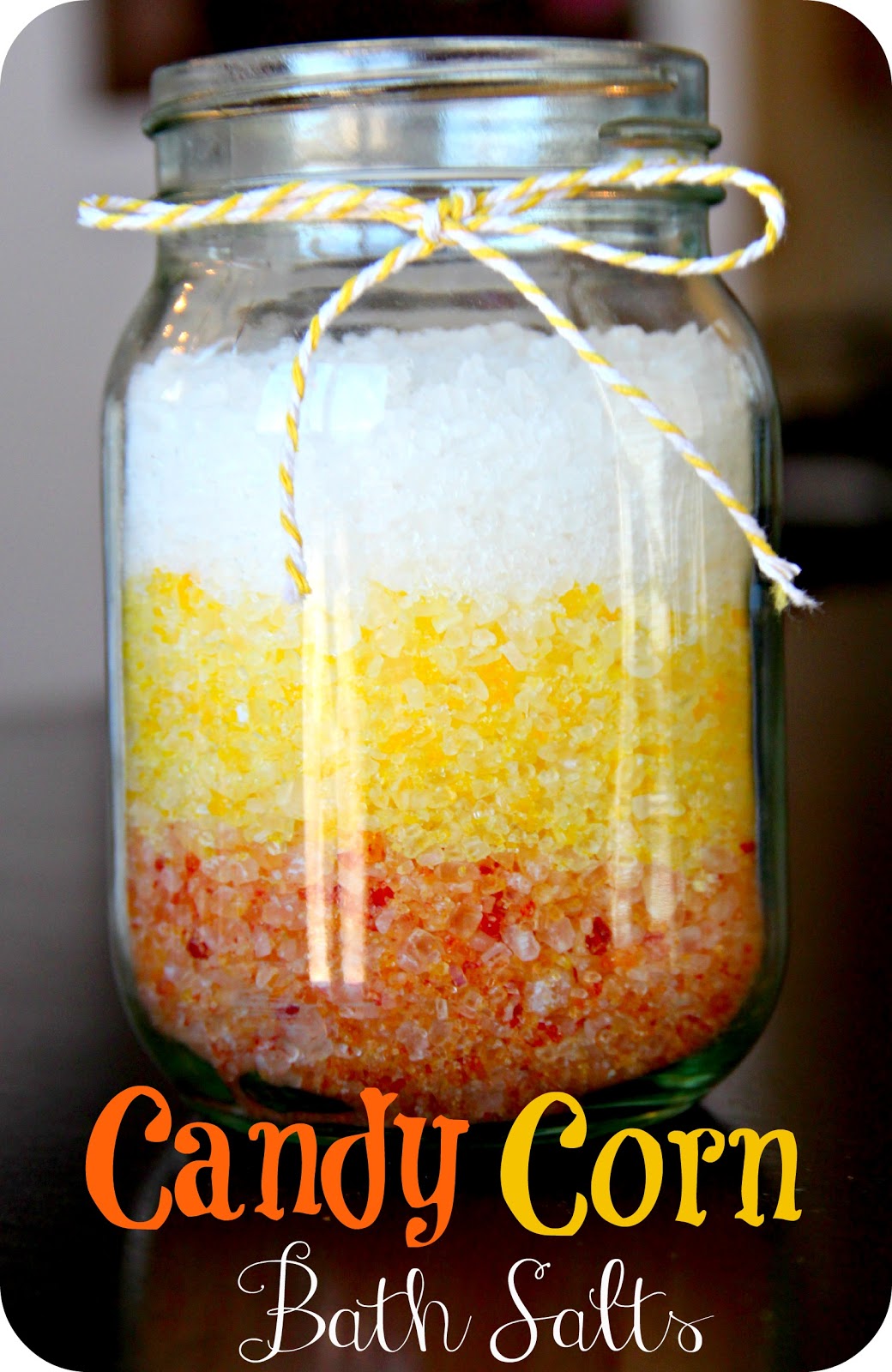Blue Skies Ahead Candy Corn Bath Salts!