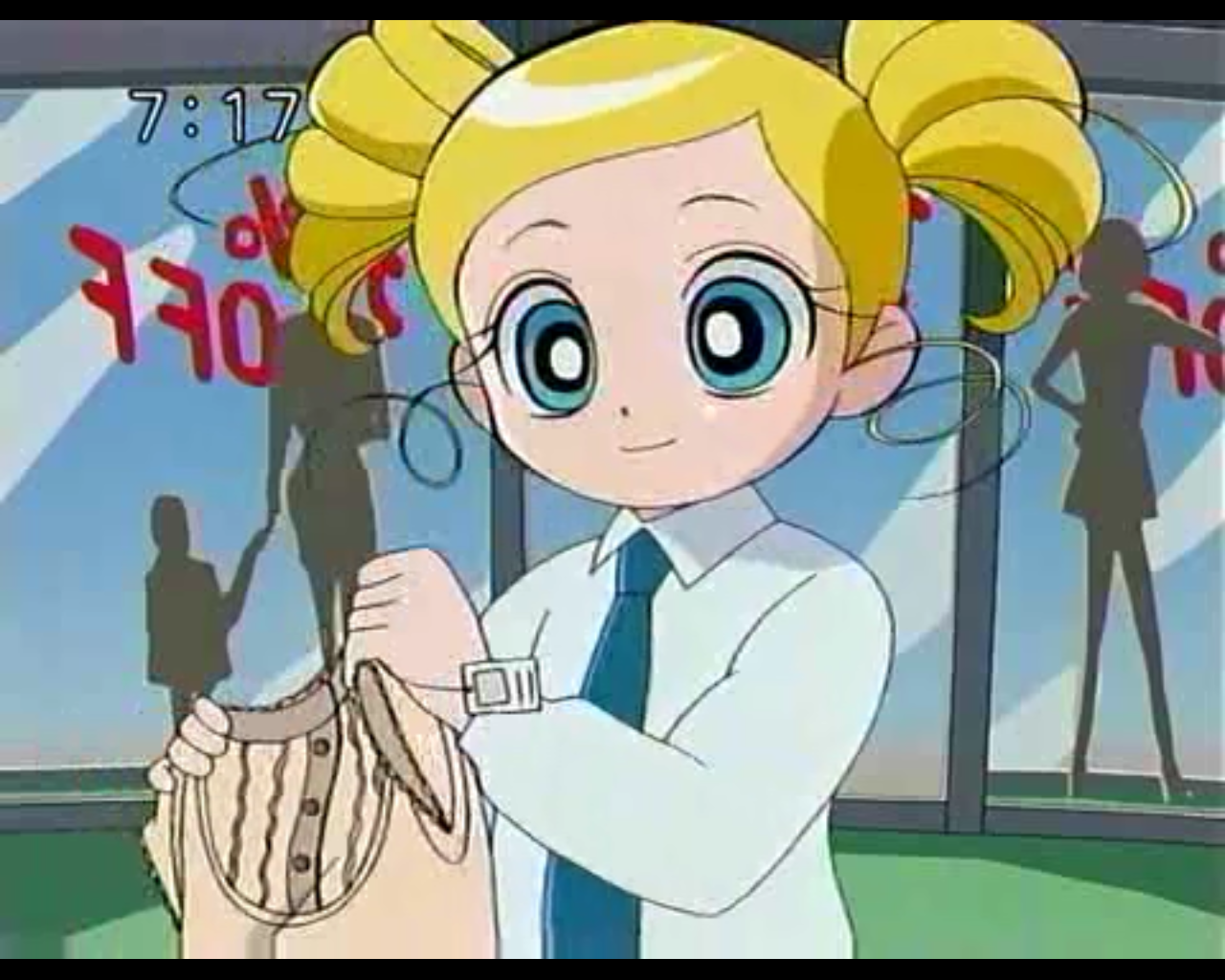 Anime Nikki 2127 Rambut Kuning Pirang Cewek