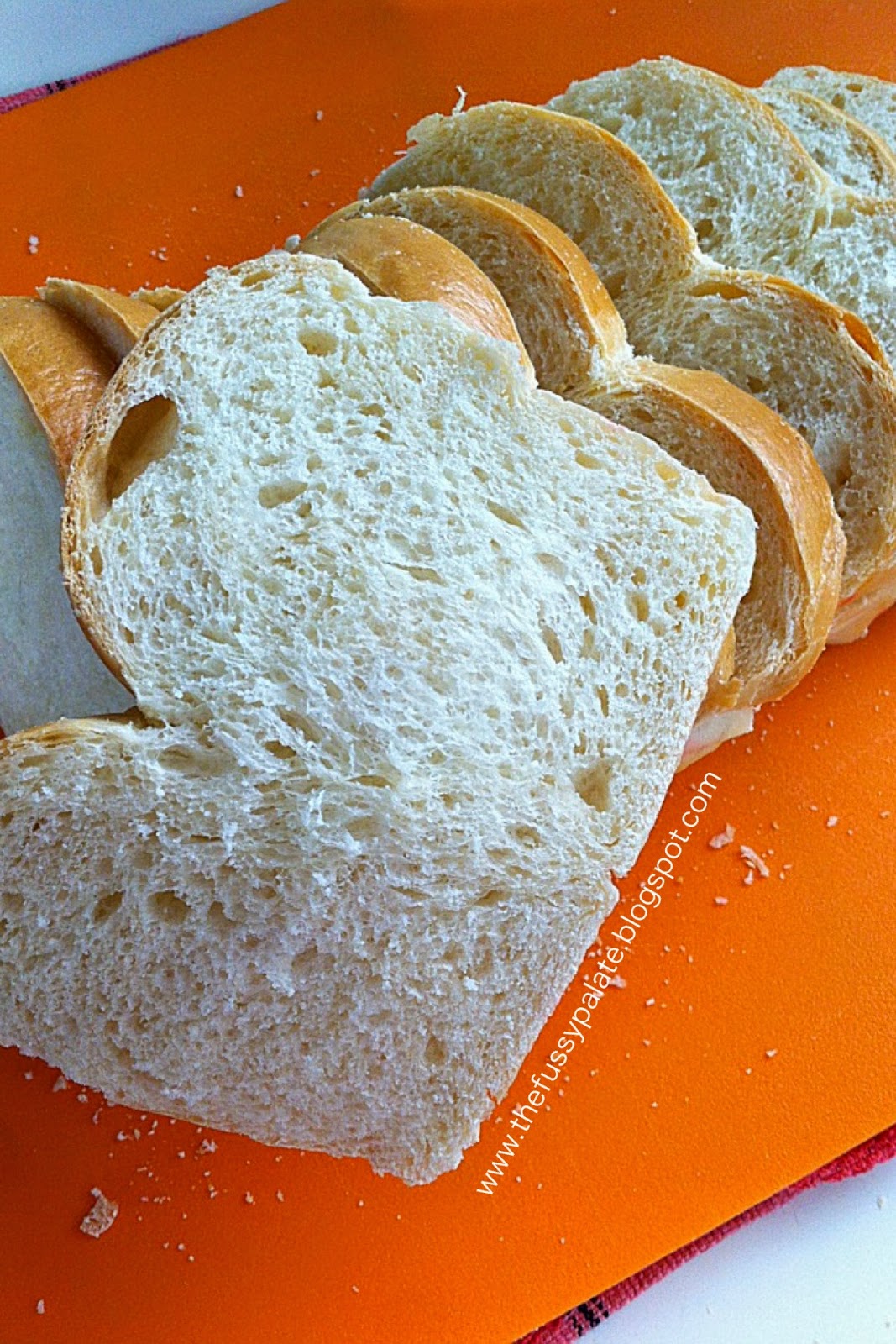 The Fussy Palate Coconut Milk Loaf Bread 椰奶吐司