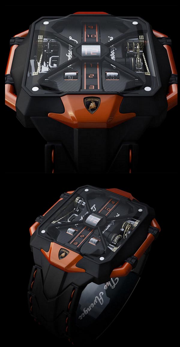 Lamborghini Avantador watch designed by Marko Petrovic Very Cool