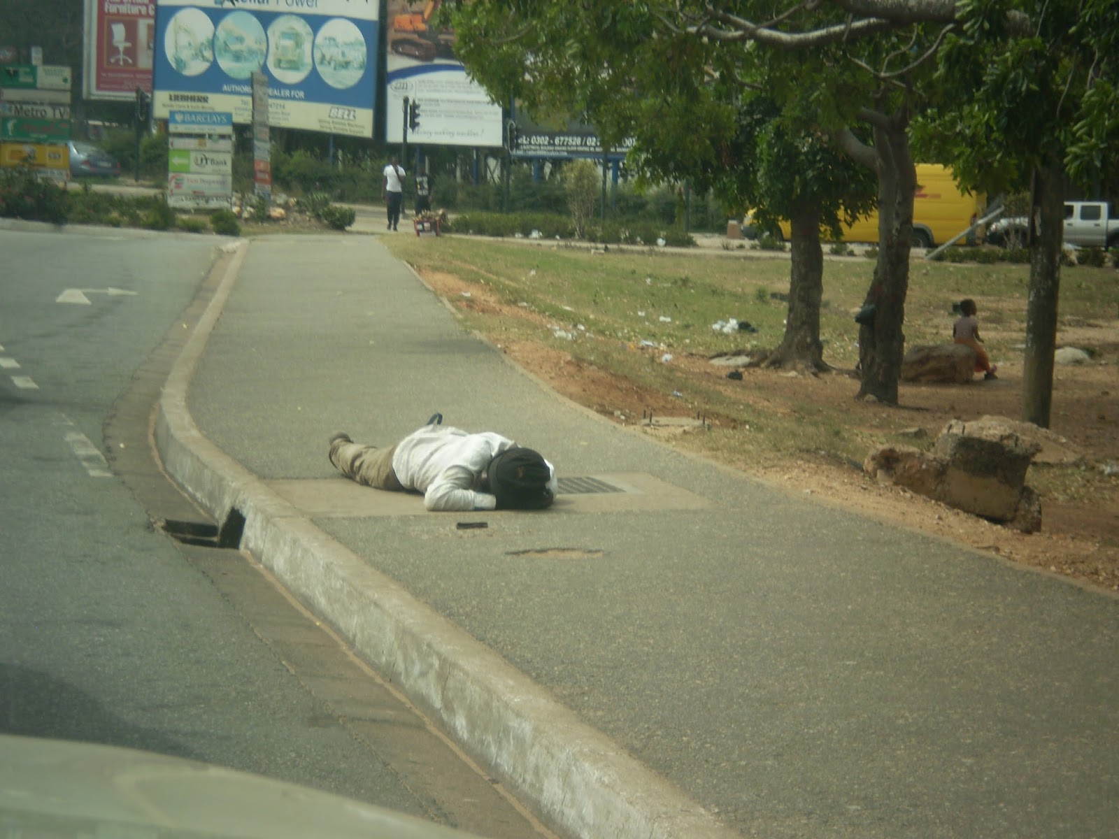 Ghana With The Wind A roll of toilet paper