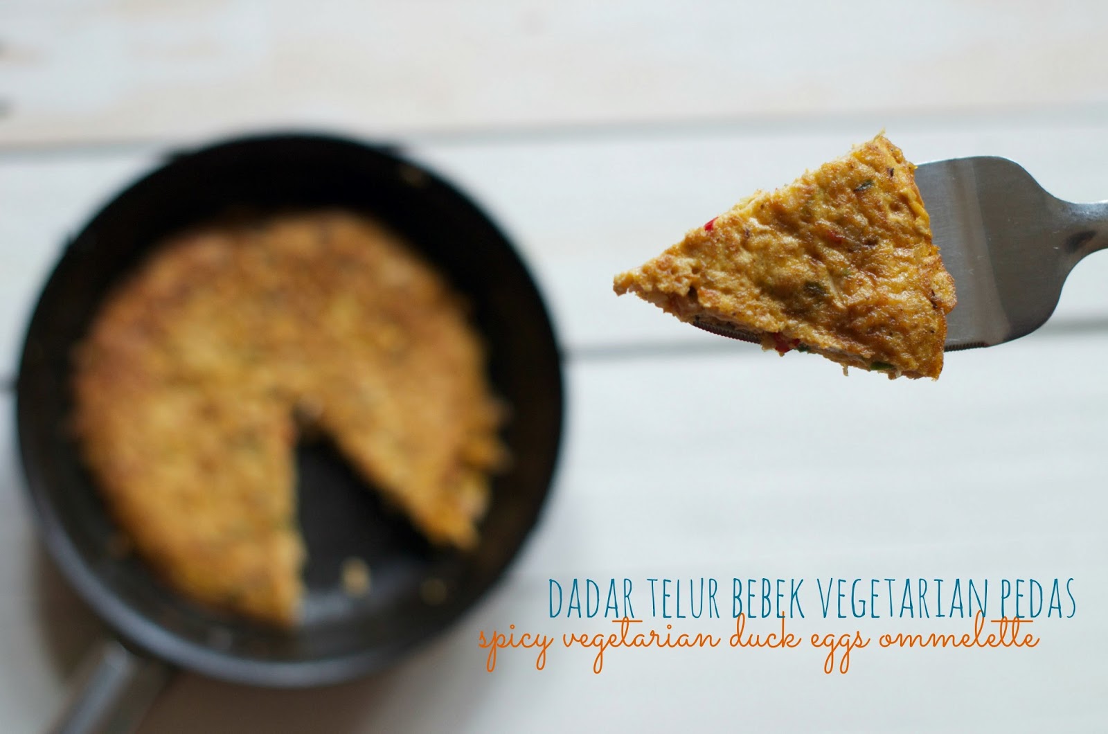 Indonesian Medan Food Duck Eggs Omelette ( Dadar Telur Indonesian Medan Food Duck Eggs Omelette ( Dadar Telur