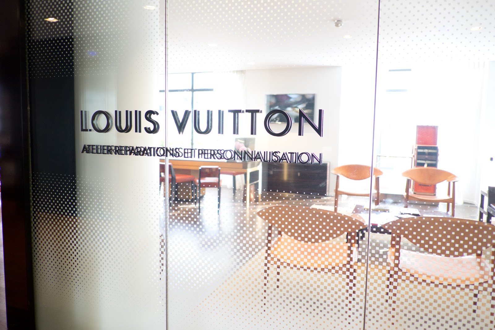 Louis Vuitton Flagship store on the Champs Elysées in Paris.