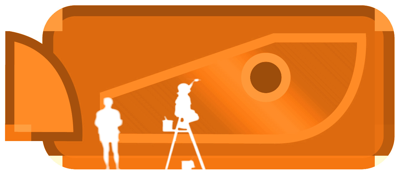 community programming symbol and mural concept