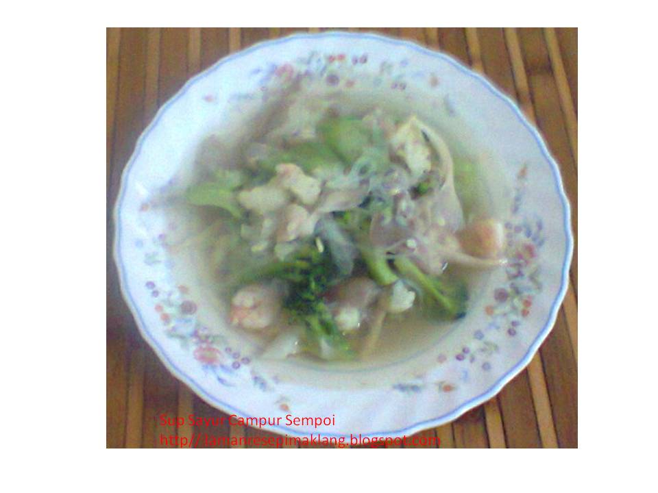 Resepi Sup Brokoli Udang Klaten Dd