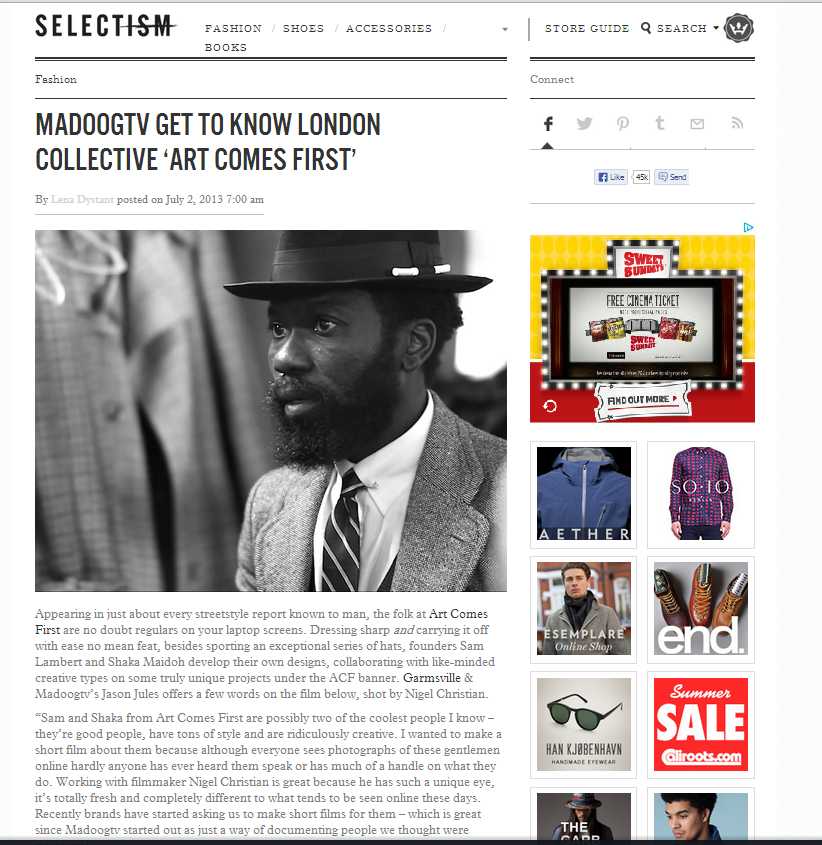 Art Comes First MADOOGTV GET TO KNOW LONDON COLLECTIVE ‘ART COMES FIRST’